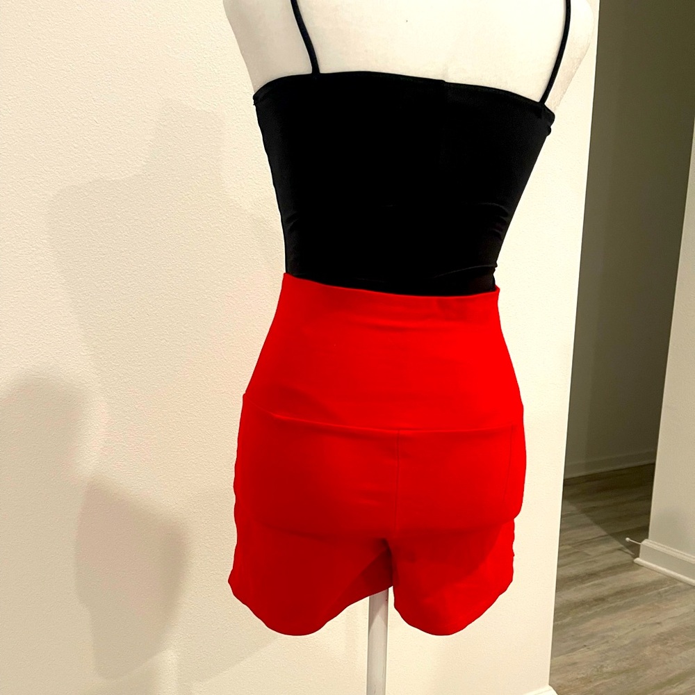 Bright Red Skort - Picture 2 of 5